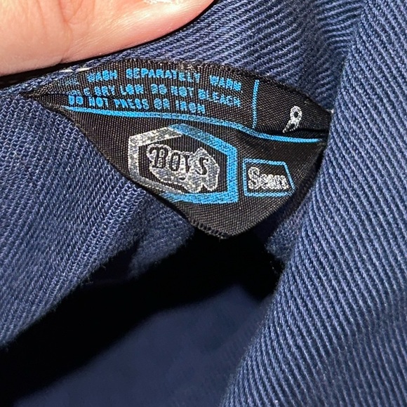 Vintage 70’s Kids Blue Denim Jacket with Back Star Design - Sears Size 8 0034 - Picture 12 of 12